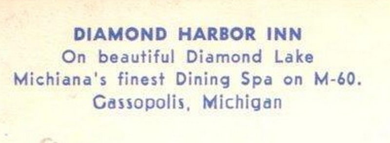 Diamond Harbor Inn - Vintage Postcard